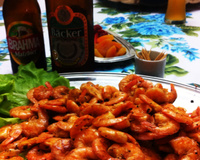 Camarão na pressão (no alho e óleo)