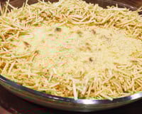 Camarão cremoso gratinado com catupiry