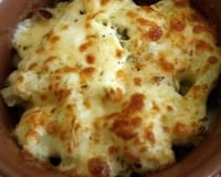 Couve-flor gratinada