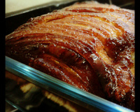 Bolo de banana caramelada