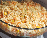Salpicão de frango para toda a família: receita da minha avó é campeã, sempre que faço acaba em minutos!
