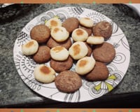 Biscoito amanteigado de chocolate