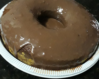 Bolo de chocolate com aveia