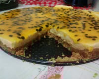 Torta de maracujá econômica