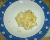 Escondidinho de peito de perú