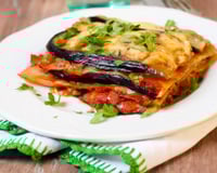 Lasanha de berinjela e abobrinha