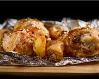 Frango com batatas ao forno