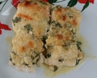 Linguado ao molho de espinafre