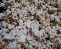 Pipoca de leite em pó