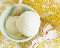 Sorvete de milho fácil