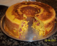 Pamonha salgada de forno