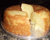 Bolo de carimã (mandioca puba)