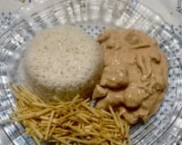 Estrogonofe de microondas