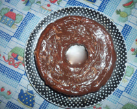 Bolo integral de cenoura com canela