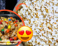 Agora a minha irmã passou de todos os limites: ela me ensinou como fazer a pipoca doce do Cinermark