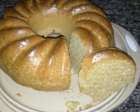 Bolo fácil de fubá com farinha integral de liquidificador