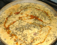 Pizza rápida de liquidificador