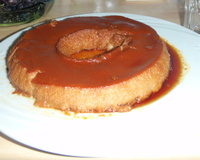 Pudim com sobras de bolo