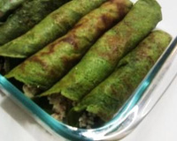 Panqueca verde nutritiva