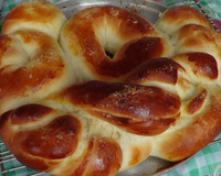 Pão de caracol caseiro