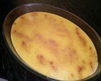 Canjica de milho verde com leite do coco