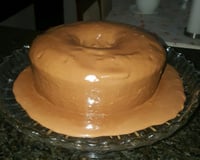 Bolo de iogurte e creme de avelã