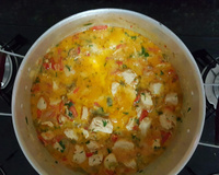 Moqueca de frango à baiana