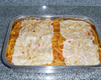 Macarrão caseiro ao forno