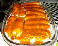 Canelone Invertido de cabelinho de anjo