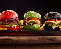 Pão de hambúrguer colorido: como fazer