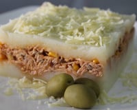 Torta de purê com frango