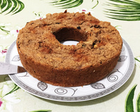Bolo de aveia com frutas secas (light)