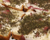 Pizza rápida de pão de forma