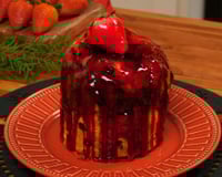 Panetone de morango do amor