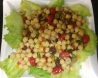 Salada de grão-de-bico