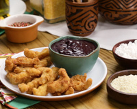 Peixe com açaí