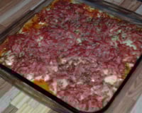 Batata de forno com frango rápida