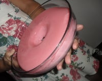 Mousse fácil de morango