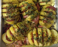 Batatas hasselback