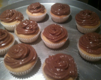 Minibolo de Milka com avelãs