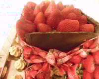 Bolo mousse de morango