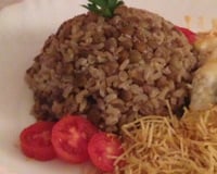 Arroz com lentilhas