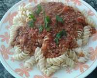 Fusilli à bolonhesa
