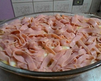 Batata de forno com frango rápida