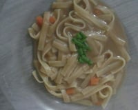 Sopa de feijão com macarrão