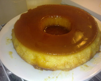 Pudim cremoso de coco