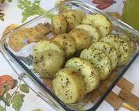 Batata assada no forno