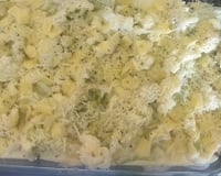 Couve-flor gratinada com carne moída