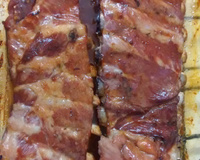 Costelinha de Porco no Mel e Sal Grosso