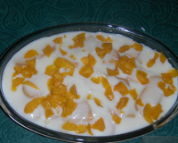 Torta de pêssego rápida